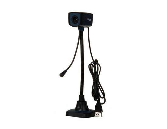 Colorvis Webcamera USB com microfone (Preto)