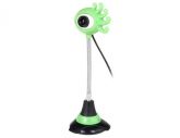 8.0 Mega Pixels Focagem Manual Webcam com microfone (verde)