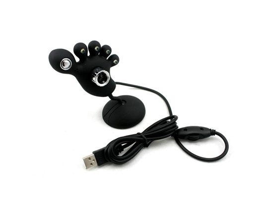 5.0M Pixels USB 4 LED Webcam Câmera PC para o portátil (Pret