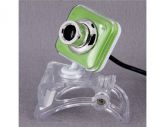 0.3Mpx USB PC Camera Webcam com microfone e Crystal Clip (ve