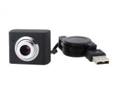 1024X768 Pixels mini câmera de rede flexível (Black)